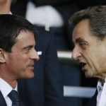 Valls et Sarkozy. Réunis par un match de football, divisés face au terrorisme. D. R.